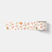 Autumn Woodland Watercolor Baby Girl Shower