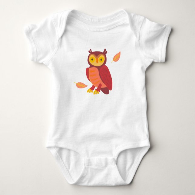 Autumn Woods Baby Bodysuit (Front)
