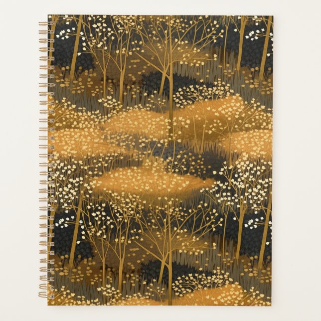 Autumn Woods Chiyogami Planner (Front)