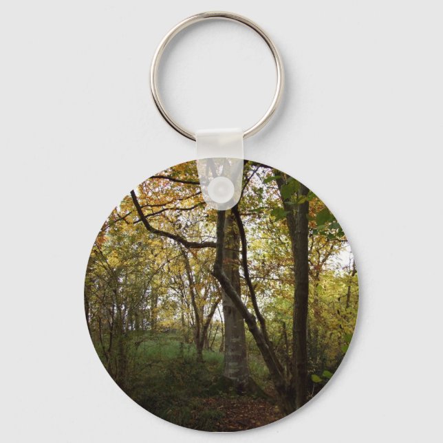 Autumn Woods Keychain (Front)