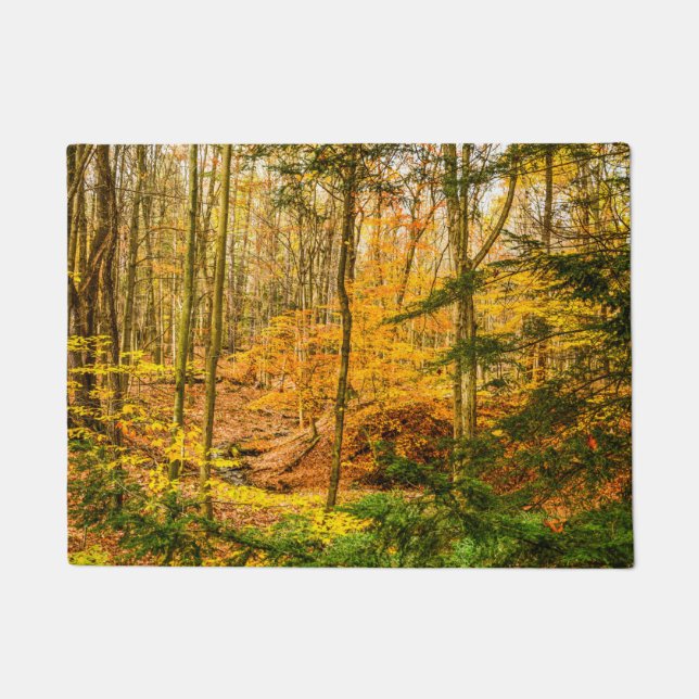 Autumn Woods Nature  Doormat (Front)