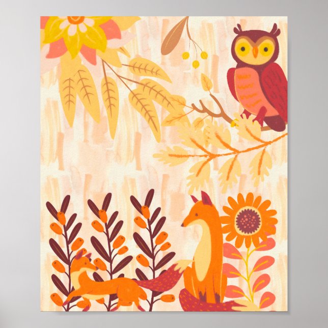 Autumn Woods Poster (Front)