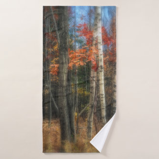 Autumn Woodsy Towel