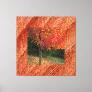Autumn Wrapped Canvas