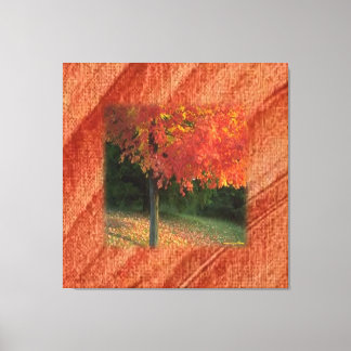 Autumn Wrapped Canvas