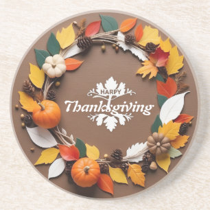 Autumn Wreath Coaster