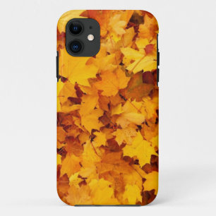 Autumn Yellow Maple Leaves iPhone 11 Case