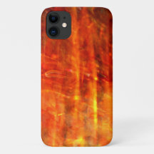 Autumnal Abstract in Orange