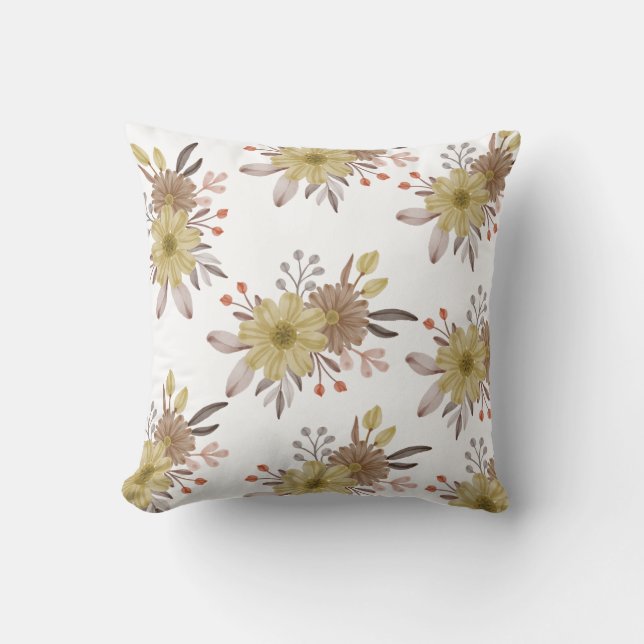 Autumnal Bouquet Pillow (Front)