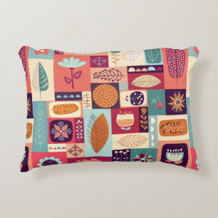 Autumnal decorative background cushion