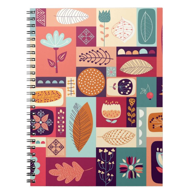 Autumnal decorative background notebook (Front)