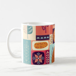 Autumnal Decorative Vintage Background Art Coffee Mug