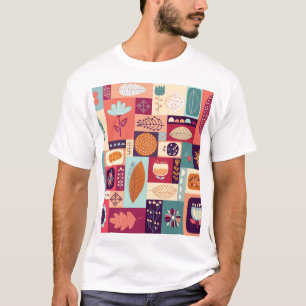 Autumnal Decorative Vintage Background Art T-Shirt