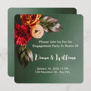 Autumnal Elegance Wedding Invitation