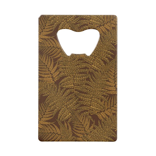 Autumnal fern on brown (Front)