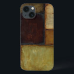 Autumnal Impressionist by Jennifer Goldberger iPhone 13 Case<br><div class="desc">Autumnal colours permeate this impressionist painting by Jennifer Goldberger. Red,  brown,  tan and dark orange populate the geometric panels that make up the background of this piece. Buy a copy today!</div>