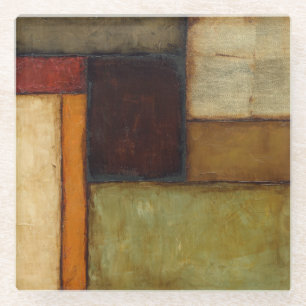 Autumnal Impressionist by Jennifer Goldberger Glass Coaster