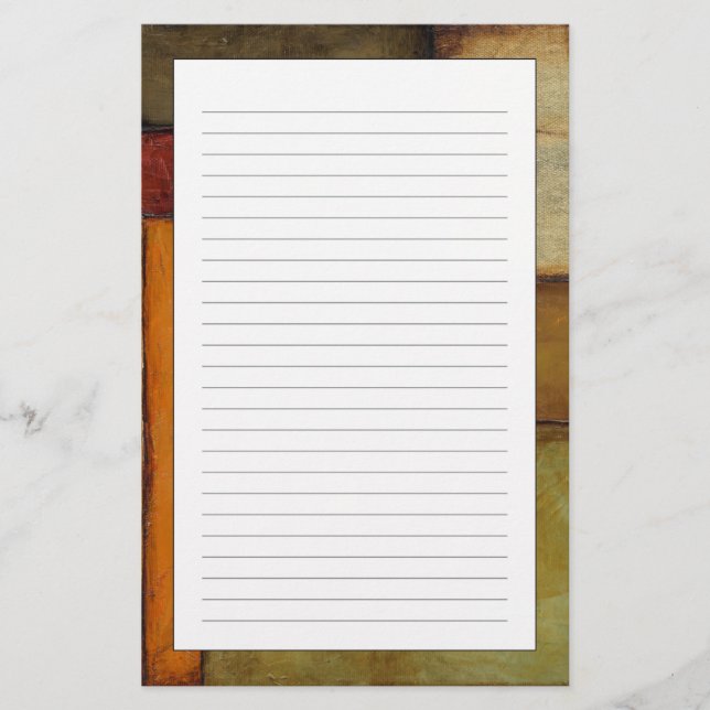 Autumnal Impressionist by Jennifer Goldberger Stationery (Front)