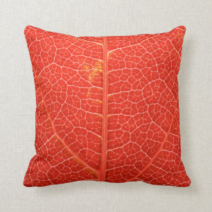 Autumnal Leaf Cushion