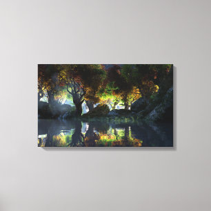 Autumnal (Night) Canvas Print