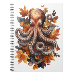 Autumnal Octopus Notebook