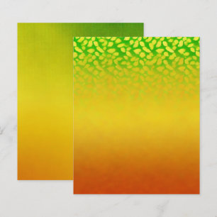 Autumnal Ombre Fading Leaves Scrapbook Paper