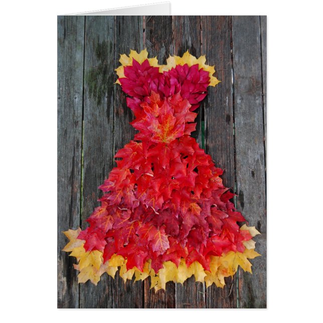 autumnal party dress (Front)