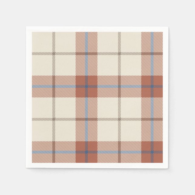 Autumnal Plaid Napkin (Front)