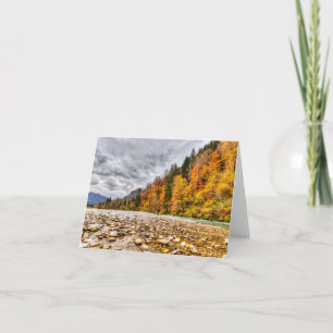 Autumnal River Lammer  Card