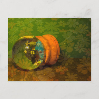 Autumnal Snow Globe Postcard