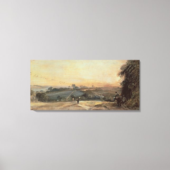 Autumnal Sunset Canvas Print (Front)