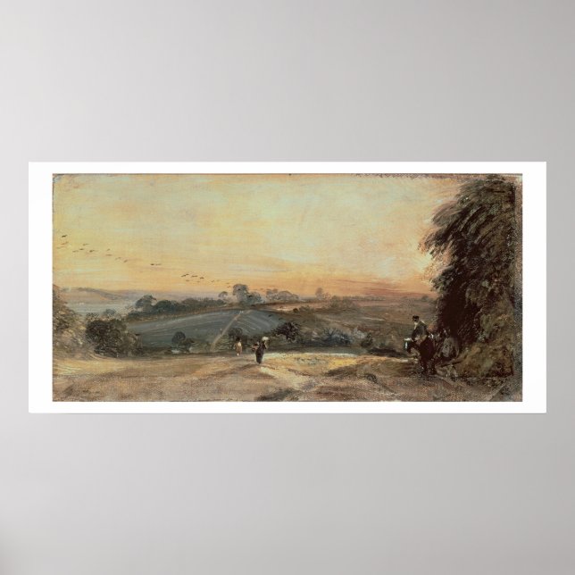 Autumnal Sunset Poster (Front)