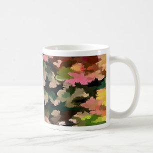 Autumnal Tones Camouflage Pattern Coffee Mug