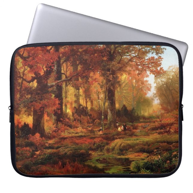 Autumnal Trees in Cresheim Glen (Philadelphia) Laptop Sleeve (Front)