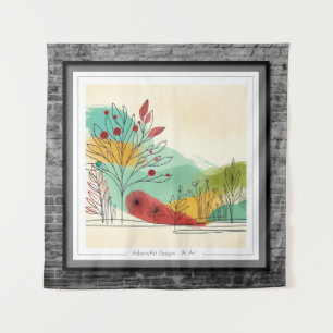 Autumnal Whimsy Tapestry