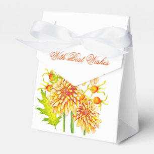 Autumn's Arrival on a Favour Box