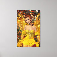 Autumn's Dance Fae Fantasy Art