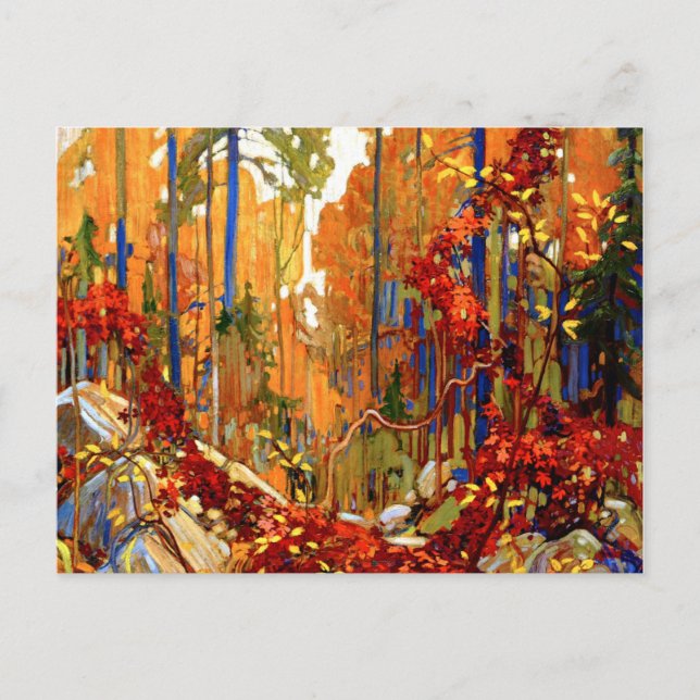 Autumn's Garland, fine art by Tom Thomson,  Postcard (Front)
