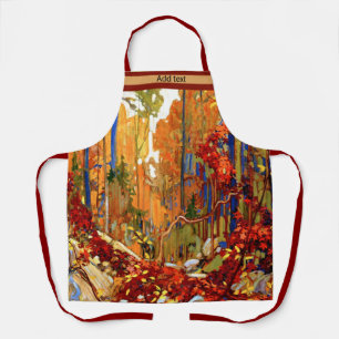 Autumn's Garland template Apron