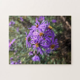 Autumn's Purple Glow Jigsaw Puzzle