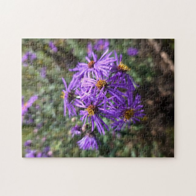 Autumn's Purple Glow Jigsaw Puzzle (Horizontal)