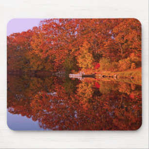 Autumn's Reflection Mouse Mat