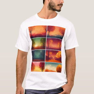 "Autumn's Serenity: A Collection fall landscape T-Shirt