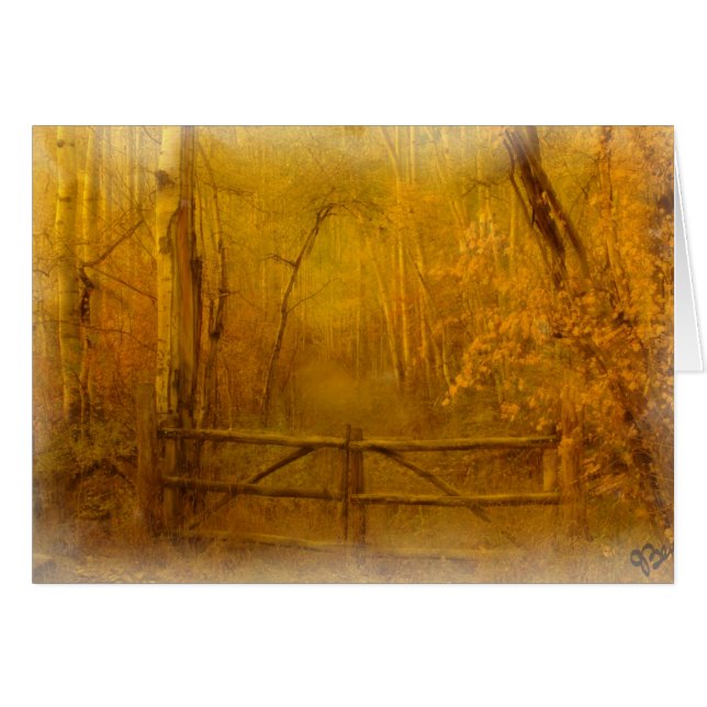 AUTUMS GATE OIL CARD (Front Horizontal)