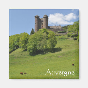 Auvergne chateau magnet