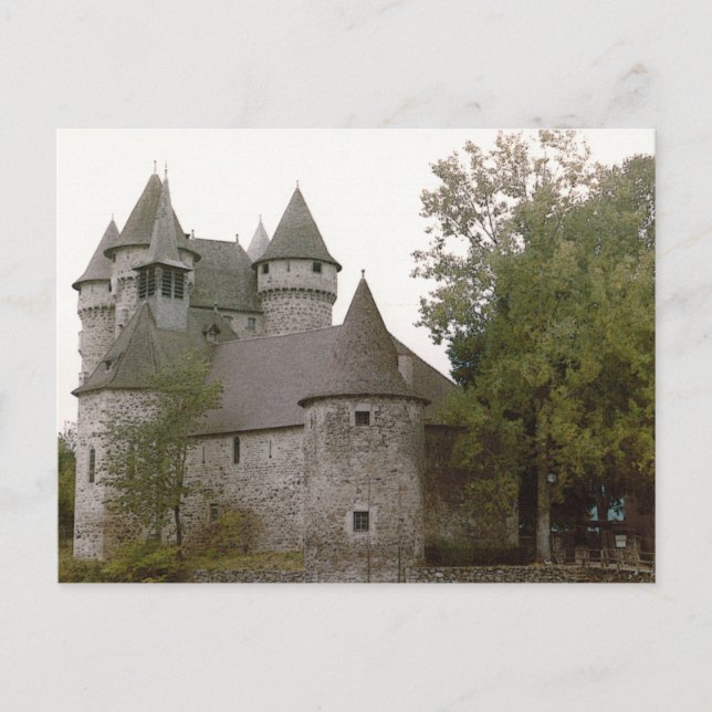 Auvergne Chateau Postcard (Front)