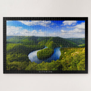 AUVERGNE - Méandre de Queuille Jigsaw Puzzle