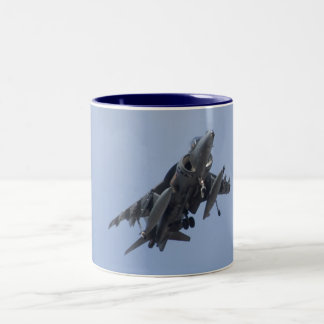 AV8B Harrier head On mug