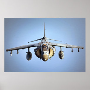 AV-8B Harrier II Aircraft Poster