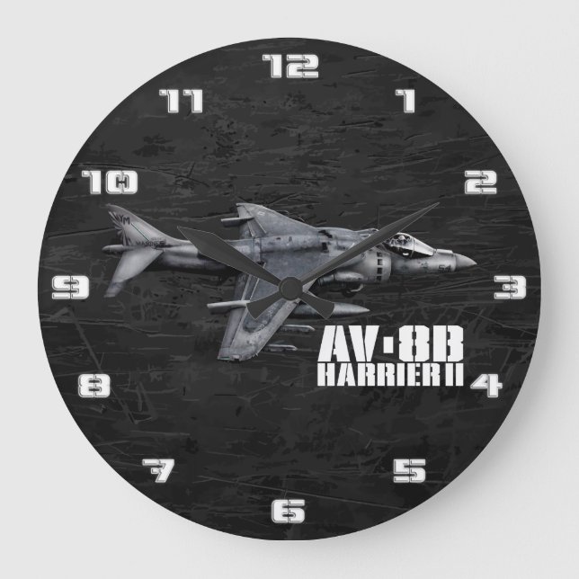 AV-8B Harrier II Large Clock (Front)